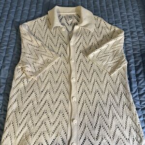 BDG Cream Knit Sweater